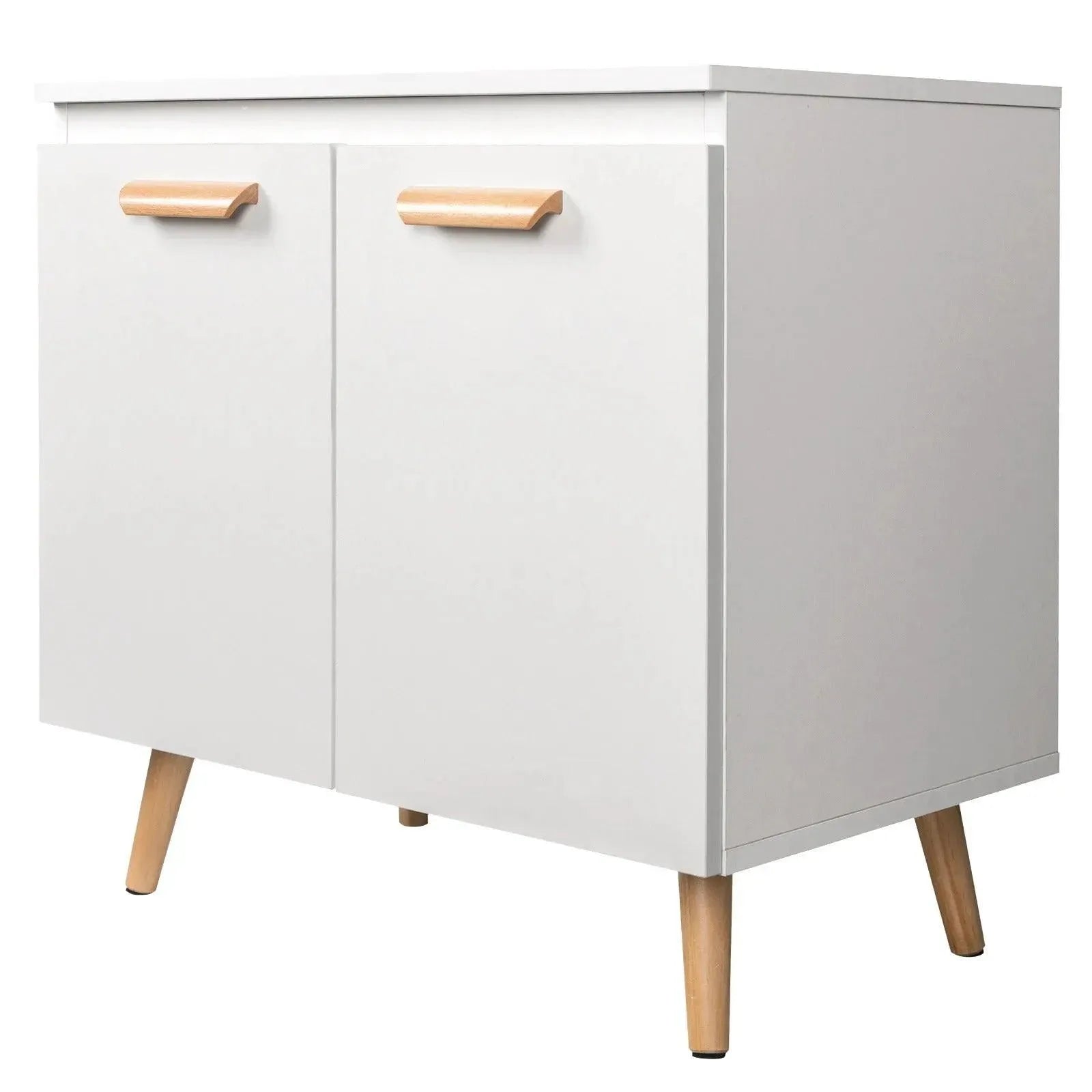 Feronza™ Badkamerkast op Voeten - Onderkast 60 x 40 x 60,5 cm in Wit - Feronza